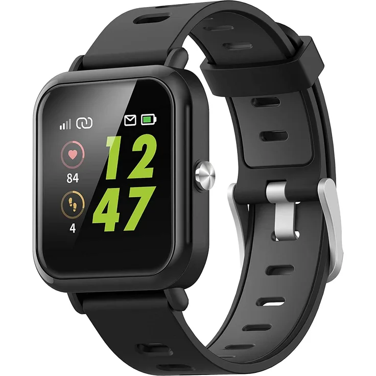 XQISIT Active Multifunktionsuhr Smartwatch Schwarz