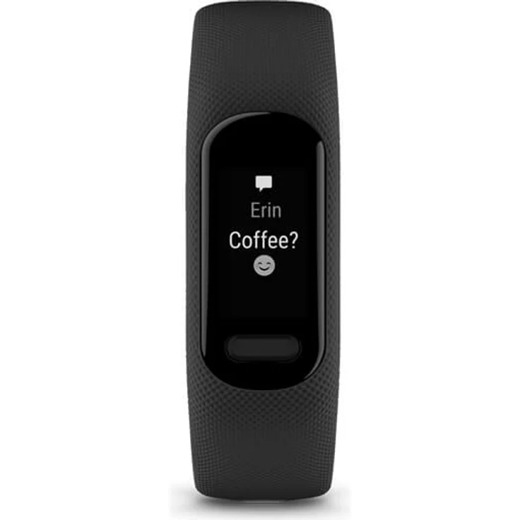 Garmin vivosmart 5 Fitness-Tracker GPS, Unisex, S/M, Polykarbonatgehäuse, Silikonarmband, Black – Bild 5