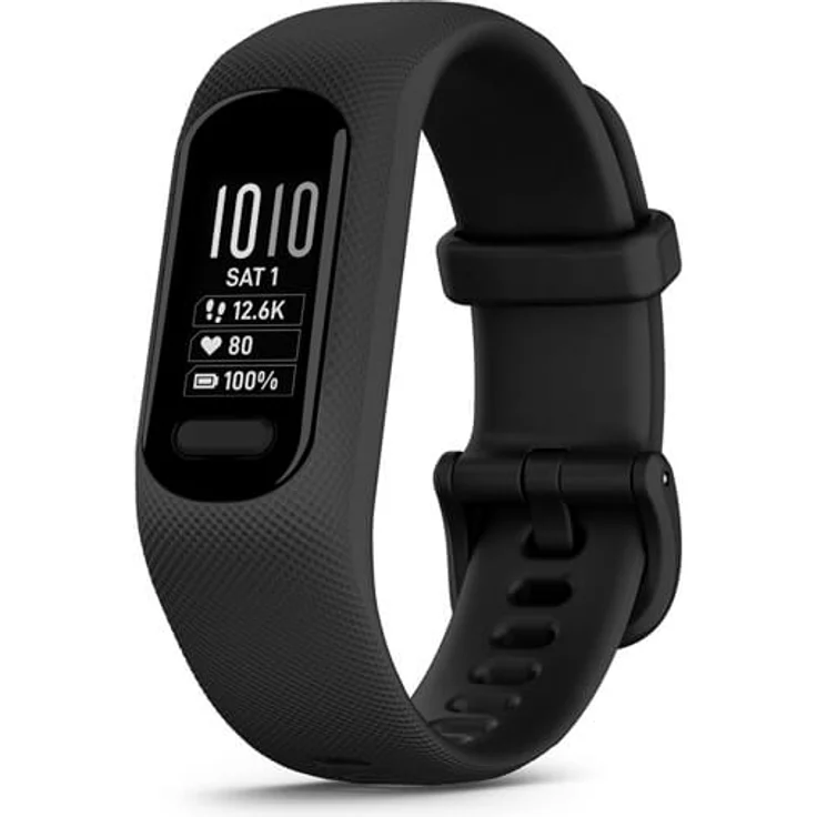 Garmin vivosmart 5 Fitness-Tracker GPS, Unisex, S/M, Polykarbonatgehäuse, Silikonarmband, Black – Bild 2
