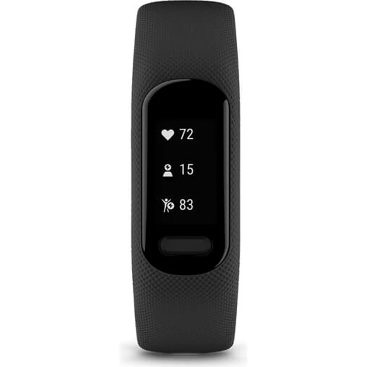 Garmin vivosmart 5 Fitness-Tracker GPS, Unisex, S/M, Polykarbonatgehäuse, Silikonarmband, Black – Bild 3