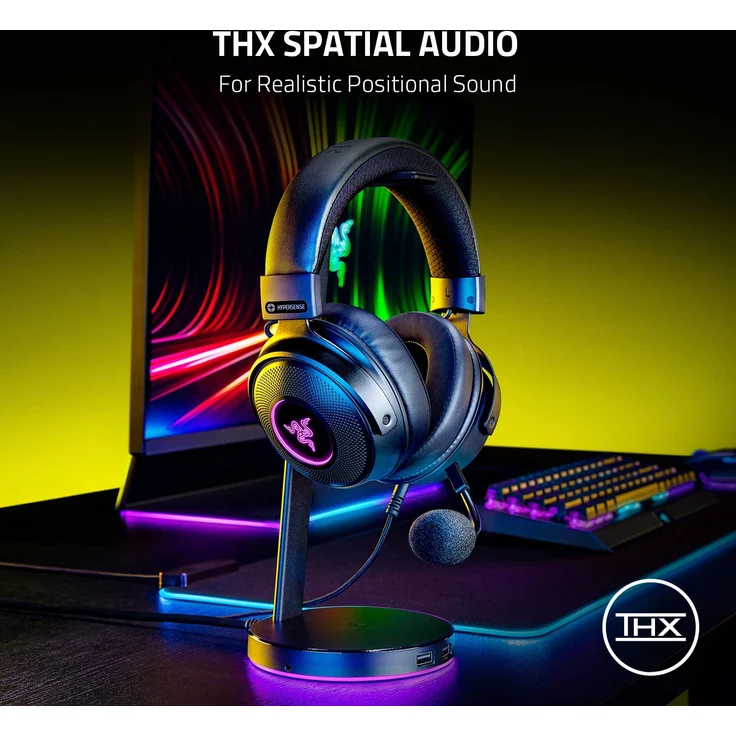 Razer Kraken V3 HyperSense Gaming-Headset Schwarz – Bild 3