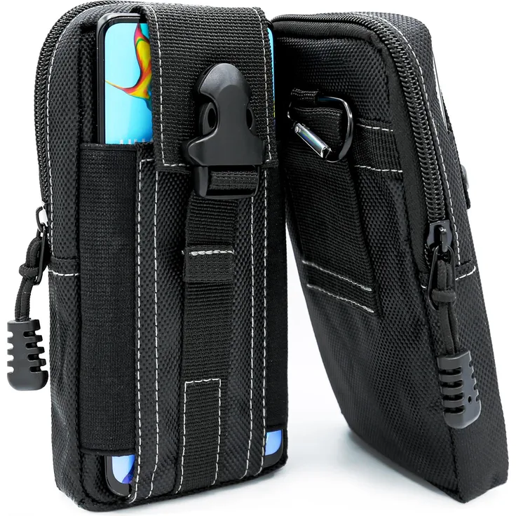 CoolGadget Survival Case Universal XL passend für Apple iPhone, Samsung, Huawei, Xiaomi, Handy Hülle Gürteltasche Outdoor