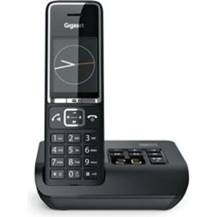 Gigaset COMFORT 550A, Schnurlostelefon, Anrufbeantworter, Headset-Anschluss, schwarz – Bild 2