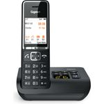 Gigaset COMFORT 550A, Schnurlostelefon, Anrufbeantworter, Headset-Anschluss, schwarz