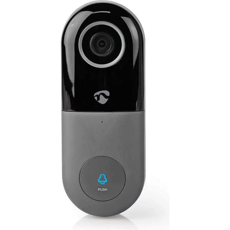 Nedis WLAN Smart-Türklingel mit Kamera, App-Steuerung, microSD-Steckplatz, HD 720p