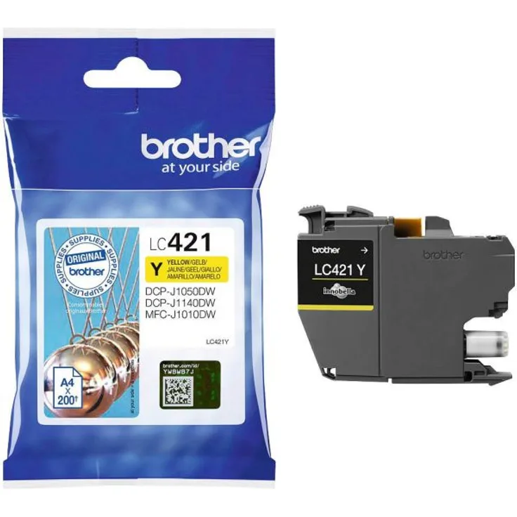 Brother LC-421Y Tinte Yellow
