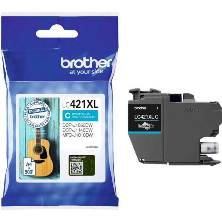 Brother LC-421 XL Tinte Cyan – Bild 1