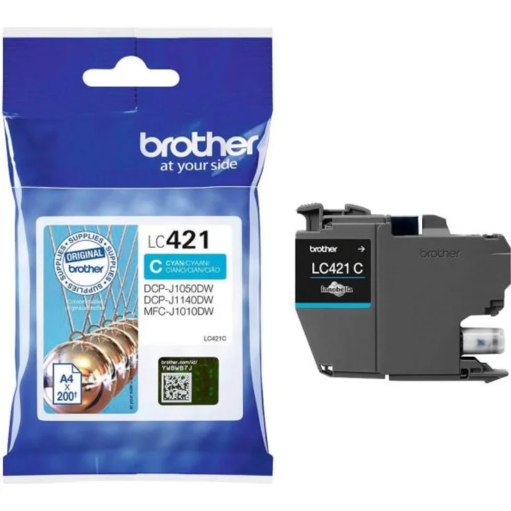 Brother LC-421C Tinte Cyan