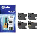 Brother LC-421 XL Tinten Multipack CMYK (4er Set)