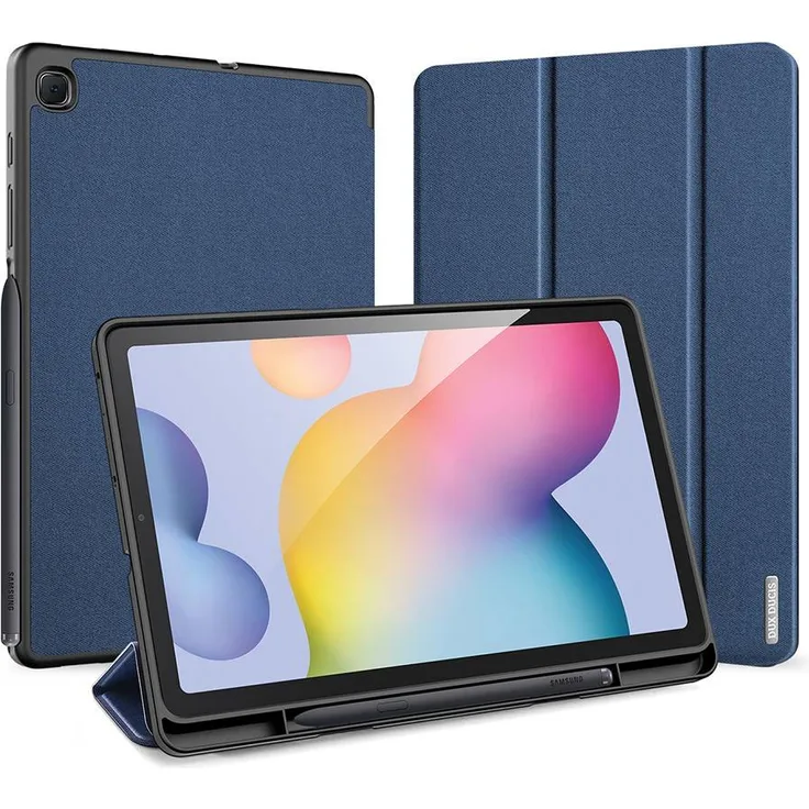 cofi1453 Hartschale mit Smart Sleep Standfunktion für Samsung Galaxy Tab S6 Lite 10.4 (P610), Blau