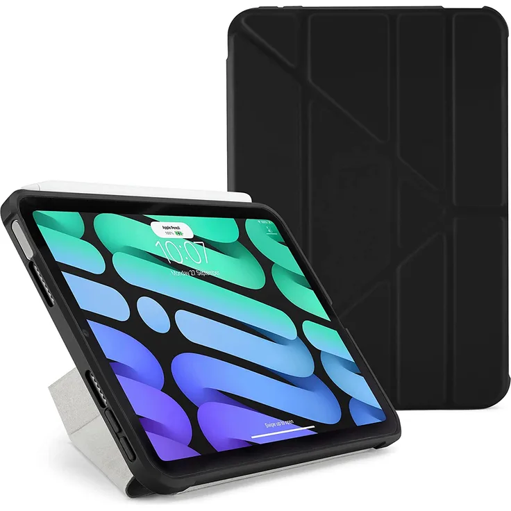 Pipetto Schutzhülle für Apple iPad Mini 6 (2021), Schwarz