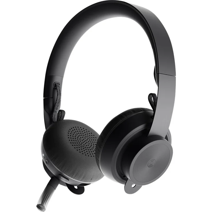 Logitech Zone Wireless - Headset - On-Ear - Bluetooth - kabellos - aktive Rauschunterdrückung - Geräuschisolierung - Graphite - Zertifiziert für Microsoft Teams – Bild 2