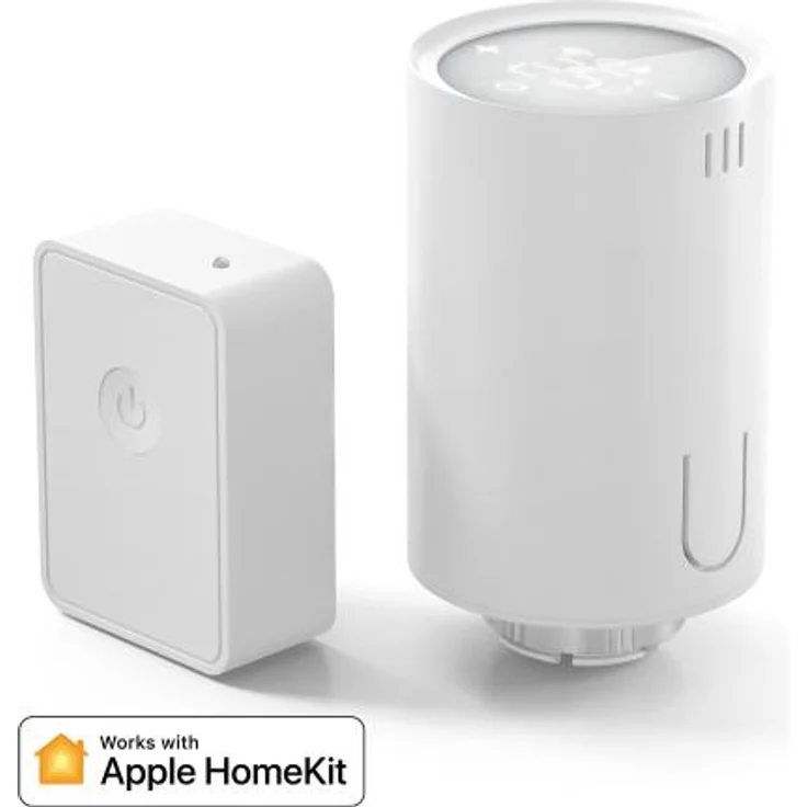 Meross MTS150H Smart Heizkörperthermostat inkl. Hub, WLAN Heizungsthermostat, kompatibel mit Apple HomeKit, Siri, Alexa und Google Assistant, Fernsteuerung, M30x1,5mm, 6 Adapter, weiß – Bild 6
