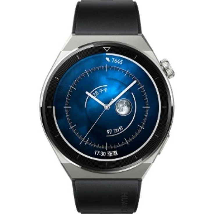 Huawei Watch GT3 Pro Active Smartwatch GPS, Unisex, 46mm, Fluorelastomerarmband, Schwarz – Bild 5