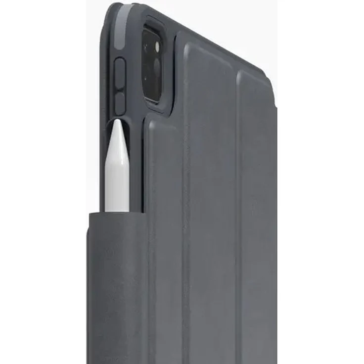 Zagg Pro Keys Kabellose Tastatur mit Trackpad Bookcase iPad Pro 11 Zoll, iPad Air Grau, International (5146094) – Bild 3