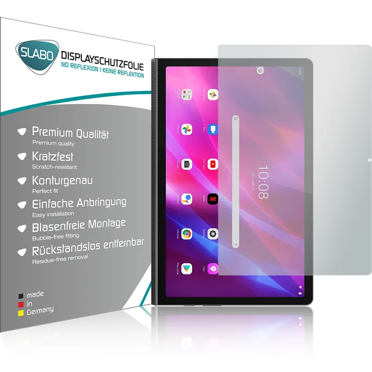 Slabo 2x Displayschutzfolie für Lenovo Yoga Tab 11 MATT ''No Reflexion'' Displayfolie Schutzfolie Folie