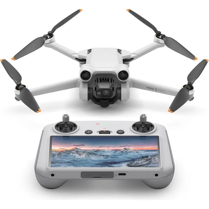 DJI Mini 3 Pro Quadrokopter (4K Video, 1/1,3 Zoll Sensor), grau