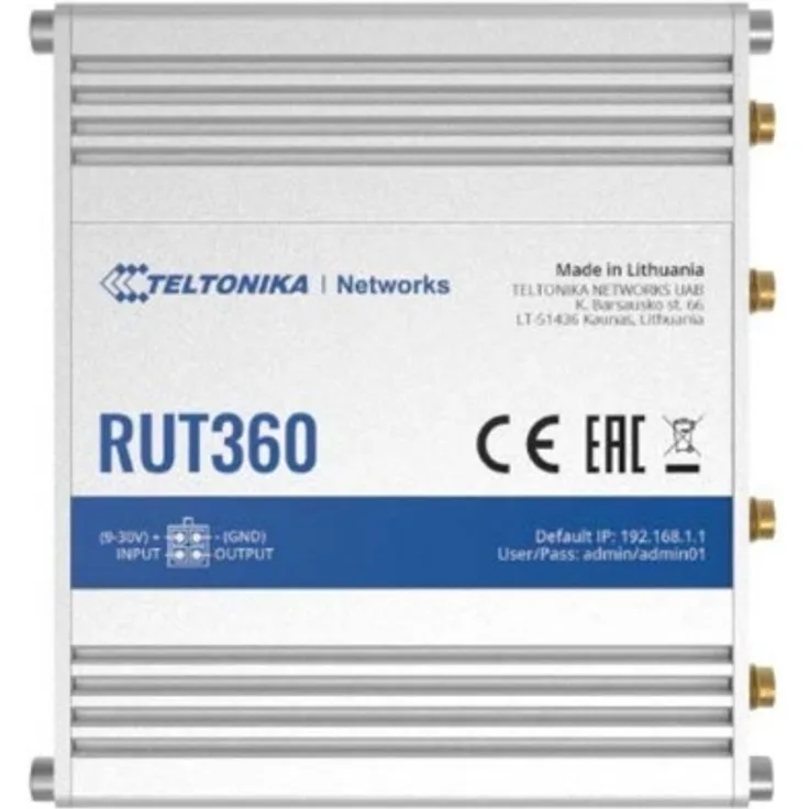 RUT360100100 - LTE Cat. 6 Industrieller Mobilfunk-Router (Nordamerika-Version)
