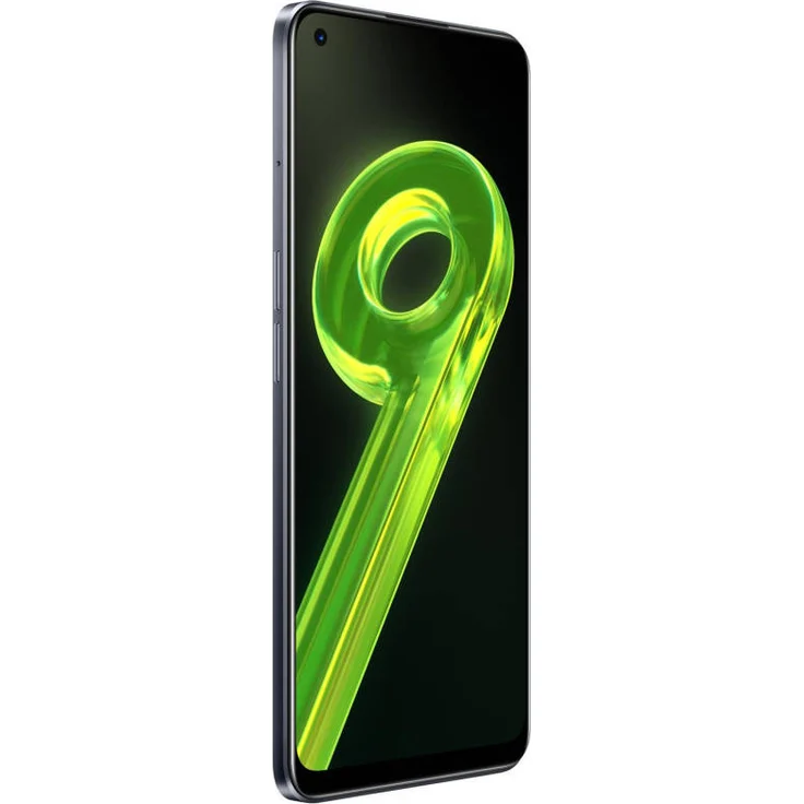 realme 9 4G Smartphone 16,25cm (6,4 Zoll) AMOLED-Display, 128GB interner Speicher, 8GB RAM, Dual-SIM, Android 12, Meteor Black – Bild 4