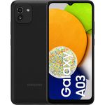 Samsung Galaxy A03 Smartphone 16,55cm (6,5 Zoll) LCD-Display, 64GB interner Speicher, 4GB RAM, Dual-SIM, Android 11, Black