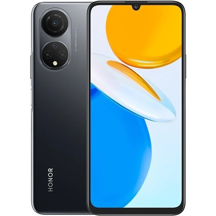 Honor X7 Smartphone 17,12cm (6,74 Zoll) IPS-Display, 128GB interner Speicher, 4GB RAM, Dual-SIM, Android 11, Black – Bild 1