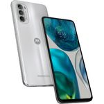 Motorola Moto G52 Smartphone 16,76cm (6,6 Zoll) AMOLED-Display, 128GB interner Speicher, 4GB RAM, Dual-SIM, Android 12, Porcelain White - Preisvergleich