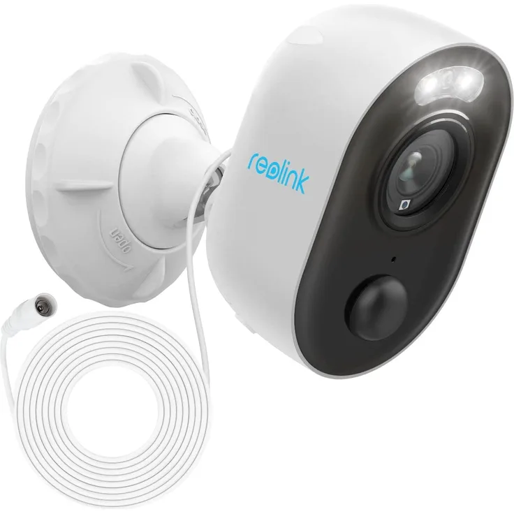 Reolink Lumus WLAN IP Kamera Outdoor mit Licht Spotlight, 1080P Überwachungskamera Außen mit 2-Wege-Audio, Bewegungserkennung + PIR, Micro SD-Kartenslot, 2-Wege-Audio, Netzkabel 4,5 m