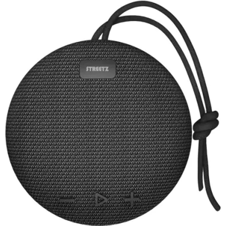 STREETZ Kompakter 5W Bluetooth Speaker mit TWS und IPX7 schwarz – Bild 1