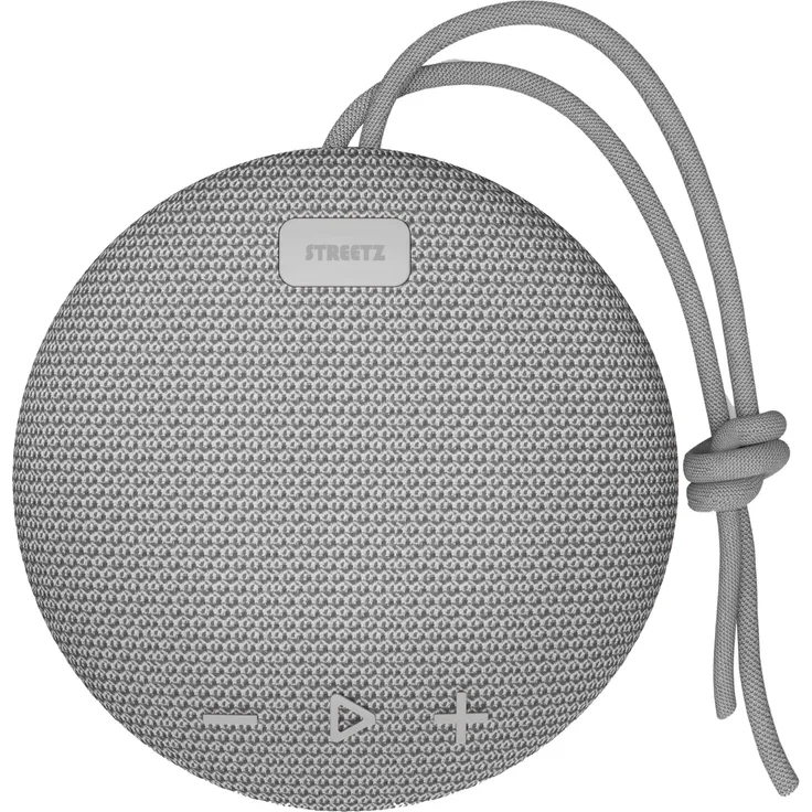 STREETZ Kompakter 5W Bluetooth Speaker mit TWS und IPX7 hellgrau