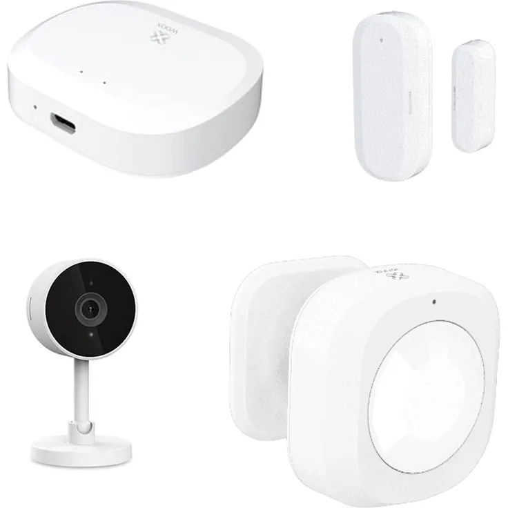 Woox R7072 Security Kit Basic, Diebstahlsicherung, kabellos, weiß