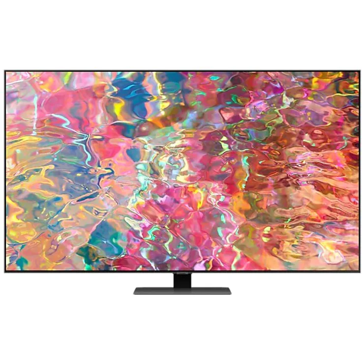 Samsung QE75Q80BAT 189 cm (75 Zoll) QLED Smart TV (Ultra HD, HDR, Direct LED) Twin-HD-Triple-Tuner (Sat, Antenne, Kabel) Modelljahr 2022 Energieklasse G (EU-Modell)