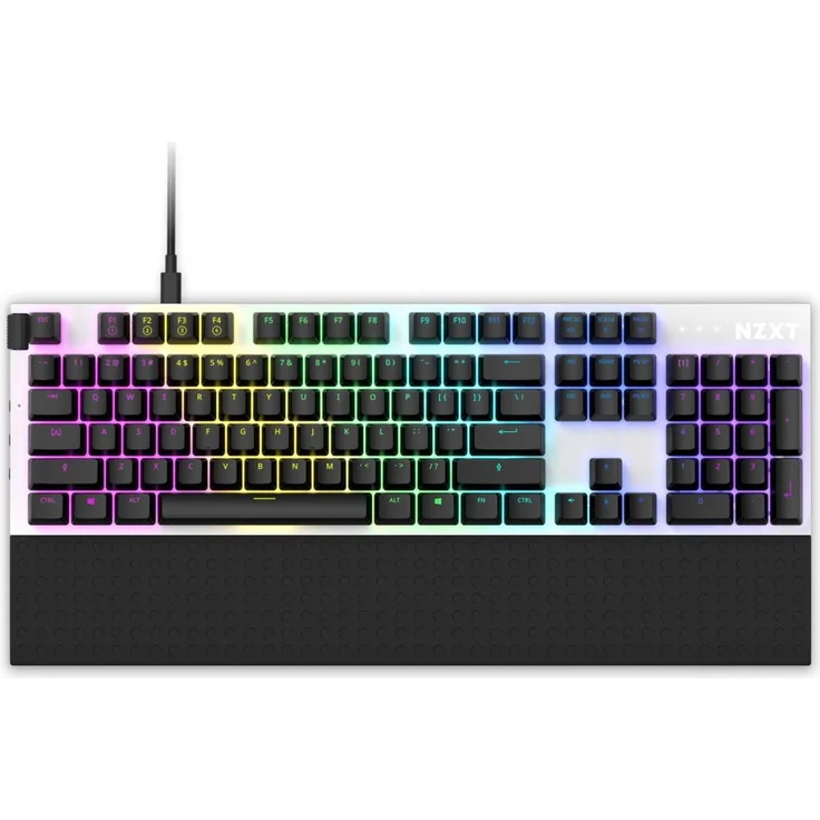 NZXT Function Weiß Tastatur (kabelgebunden, USB, German ISO QWERTZ) – Bild 1
