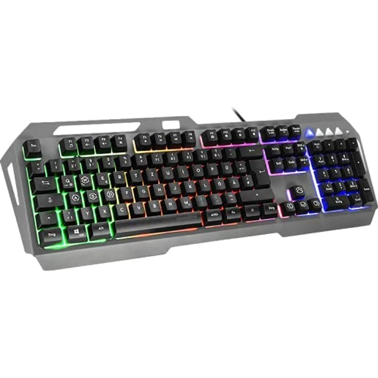 SPEEDLINK LUNERA Metal Rainbow Gaming Keyboard, black - DE Layout – Bild 2