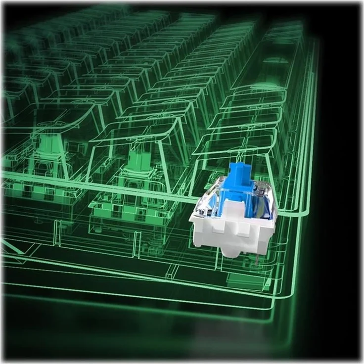 SKILLER SGK50 S4 WHITE (DE QWERTZ), Kailh Rot – Bild 3