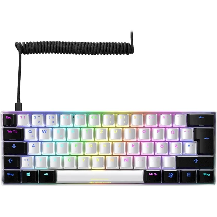 SKILLER SGK50 S4 WHITE (DE QWERTZ), Kailh Rot – Bild 5