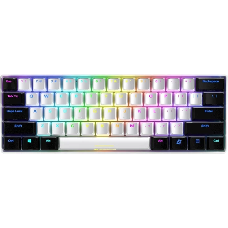 Sharkoon SGK50 S4 DE-Layout, Kailh Blue DE QWERTZ, weiß – Bild 1