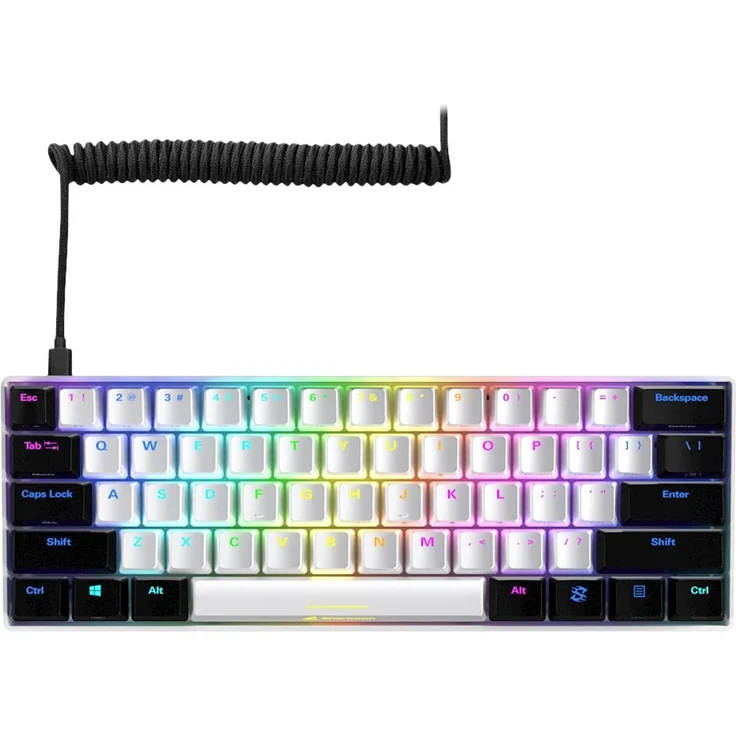 Sharkoon SGK50 S4 DE-Layout, Kailh Blue DE QWERTZ, weiß – Bild 3