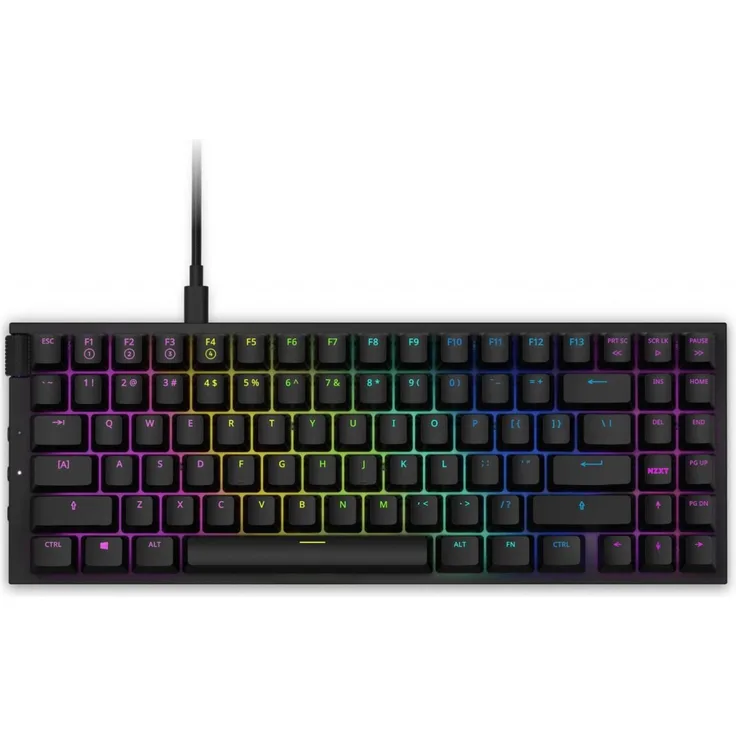 NZXT Function MiniTKL Schwarz Tastatur (kabelgebunden, USB, German ISO QWERTZ)