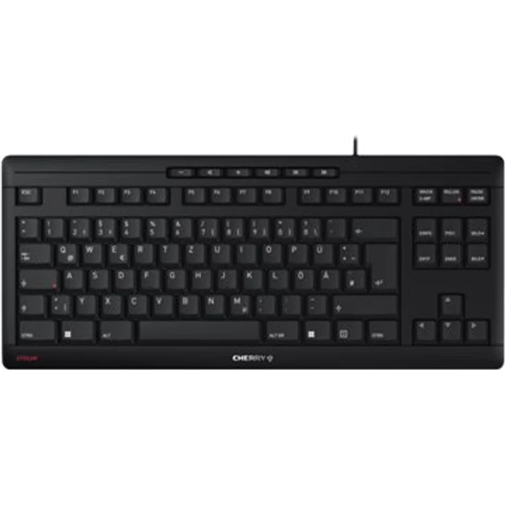 Cherry STREAM KEYBOARD TKL - Tastatur - USB - US mit Euro-Symbol QWERTY – Bild 3