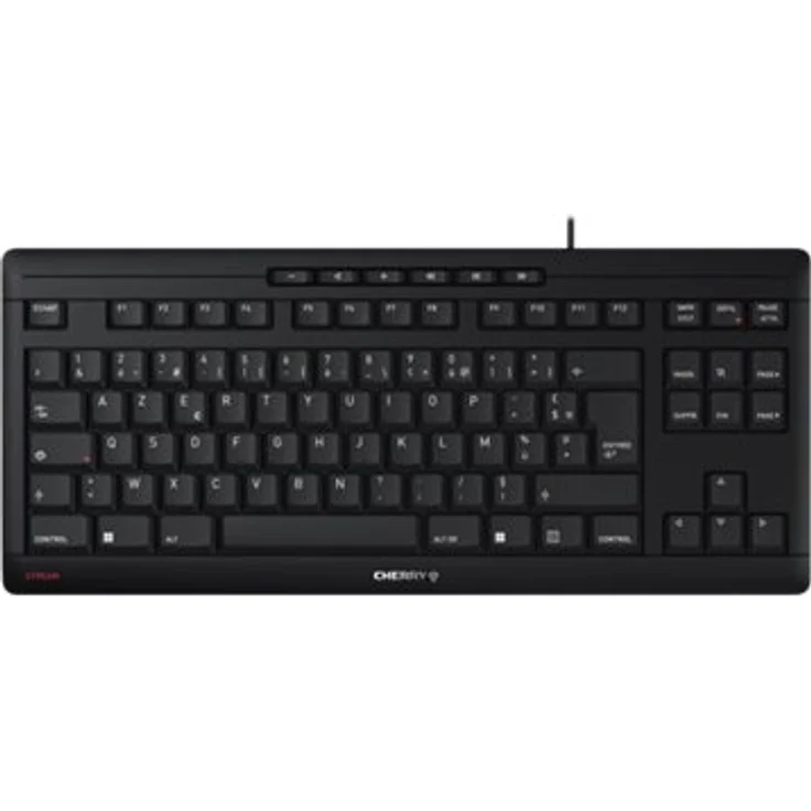 Cherry STREAM KEYBOARD TKL - Tastatur - USB - US mit Euro-Symbol QWERTY – Bild 1