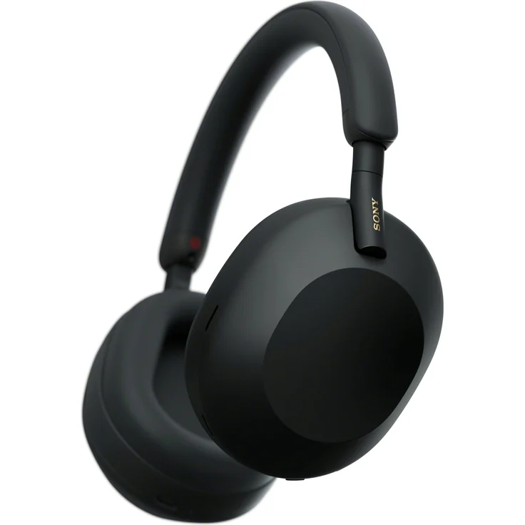Sony WH-1000XM5 Over-Ear-Kopfhörer, mit Bluetooth 5.2, Mikrofon, Noise Cancelling, schwarz – Bild 1