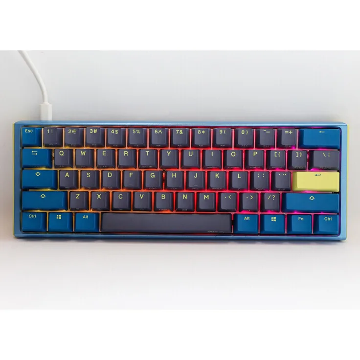 Ducky One 3 Daybreak Mini Gaming-Tastatur, RGB LED - MX-Silent-Red (Deutsch QWERTZ)