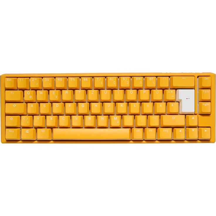 Ducky One 3 Yellow SF Gaming-Tastatur, RGB LED - MX-Blue (Deutsch QWERTZ)