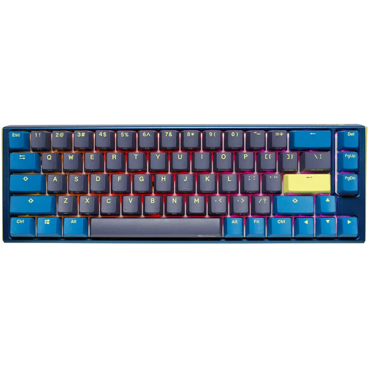 Ducky One 3 Daybreak SF Gaming-Tastatur, RGB LED - MX-Blue (Deutsch QWERTZ)