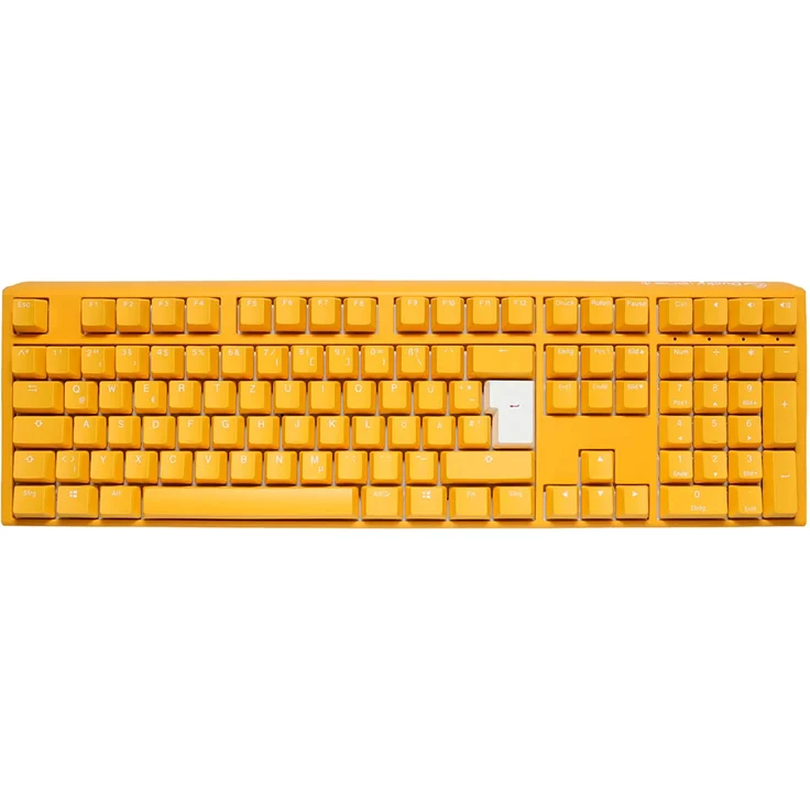 Ducky One 3 Yellow Gaming-Tastatur, RGB LED - MX-Speed-Silver (Deutsch QWERTZ) – Bild 1