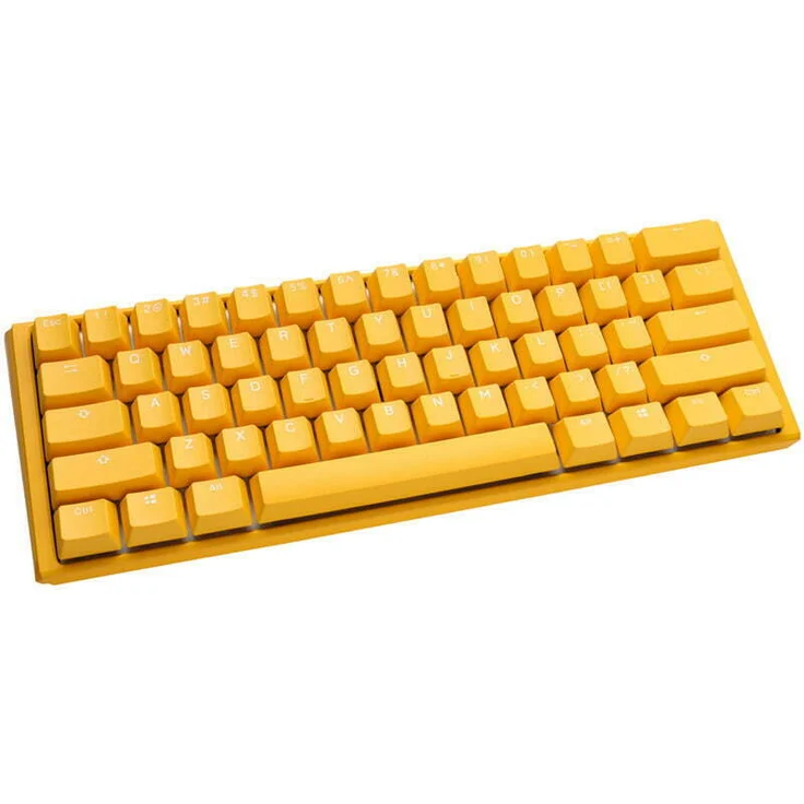 Ducky One 3 Yellow Mini Gaming-Tastatur, RGB LED - MX-Brown (Deutsch QWERTZ) – Bild 1