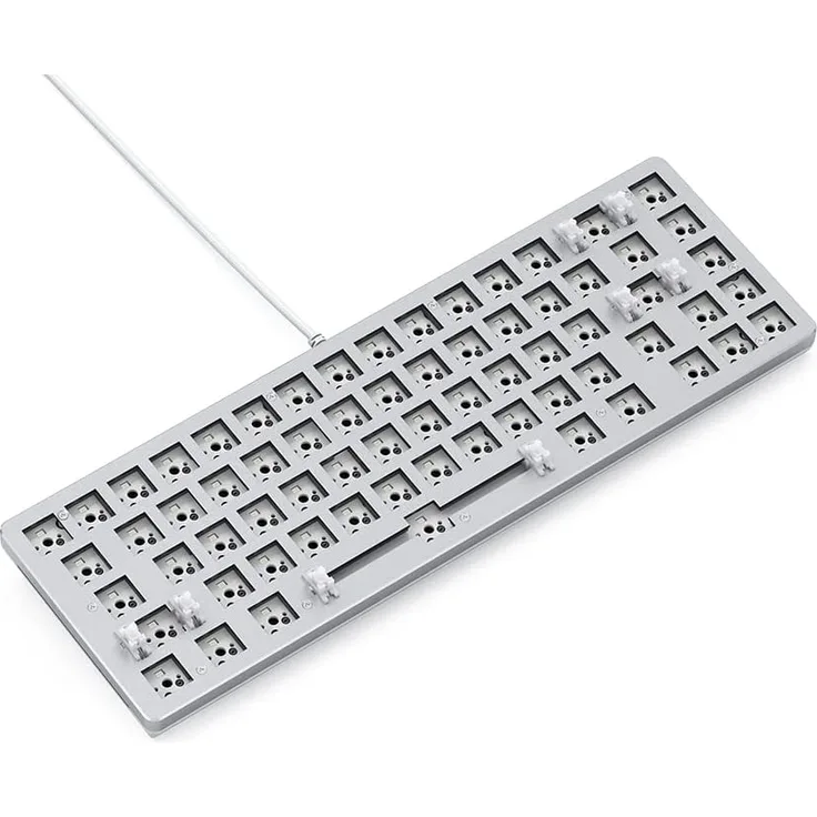 Glorious GMMK 2 Compact-Tastatur - Barebone, ANSI-Layout, weiß