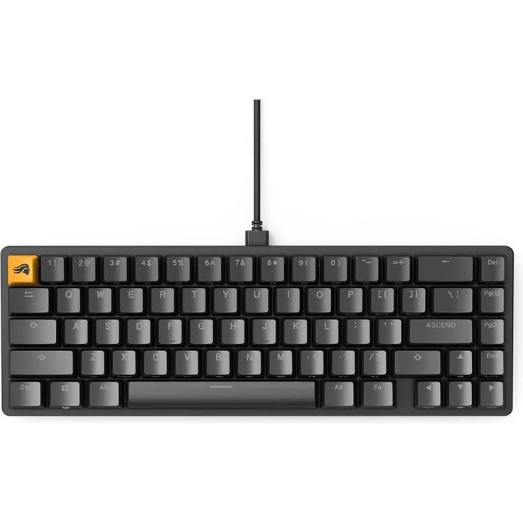 Glorious GMMK 2 Compact-Tastatur - Fox Switches, US-Layout QWERTY, schwarz – Bild 1