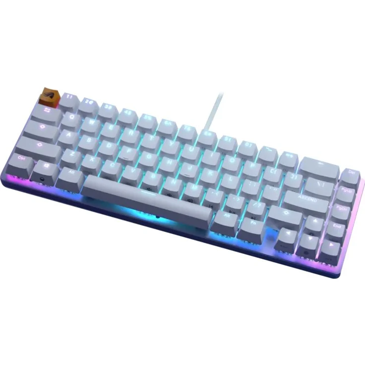 Glorious GMMK 2 Compact-Tastatur - Fox Switches, DE-Layout QWERTZ, weiß – Bild 3