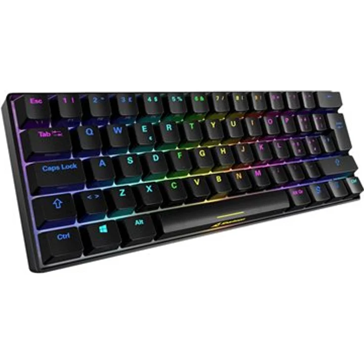 Sharkoon SKILLER SGK50 S4 Gaming-Tastatur, weiß-schwarz (Italienisch QWERTY) – Bild 2